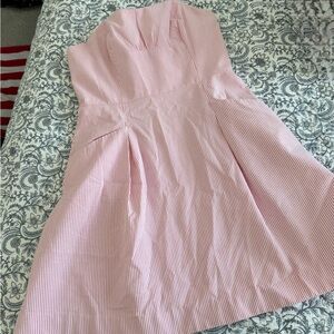 Lilly Pulitzer Pink and White Casual Dress